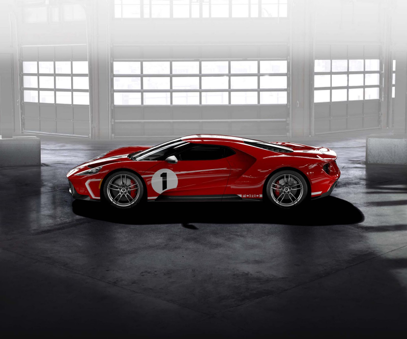Illustration for article titled The 2018 Ford GT '67 Heritage Edition Celebrates The Time America Whooped Ferrari's Ass